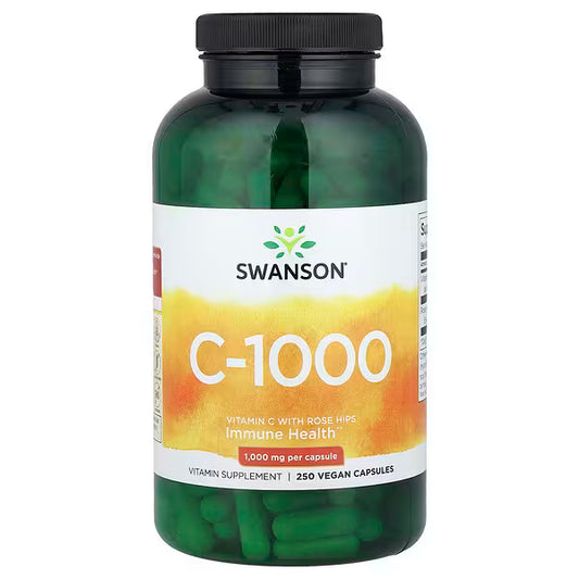 Swanson Witamina C z dziką różą 1000 mg