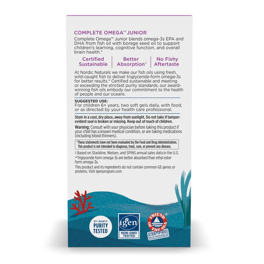 Complete Omega Junior – Kompleks OMEGA 3-6-9 dla dzieci 6+