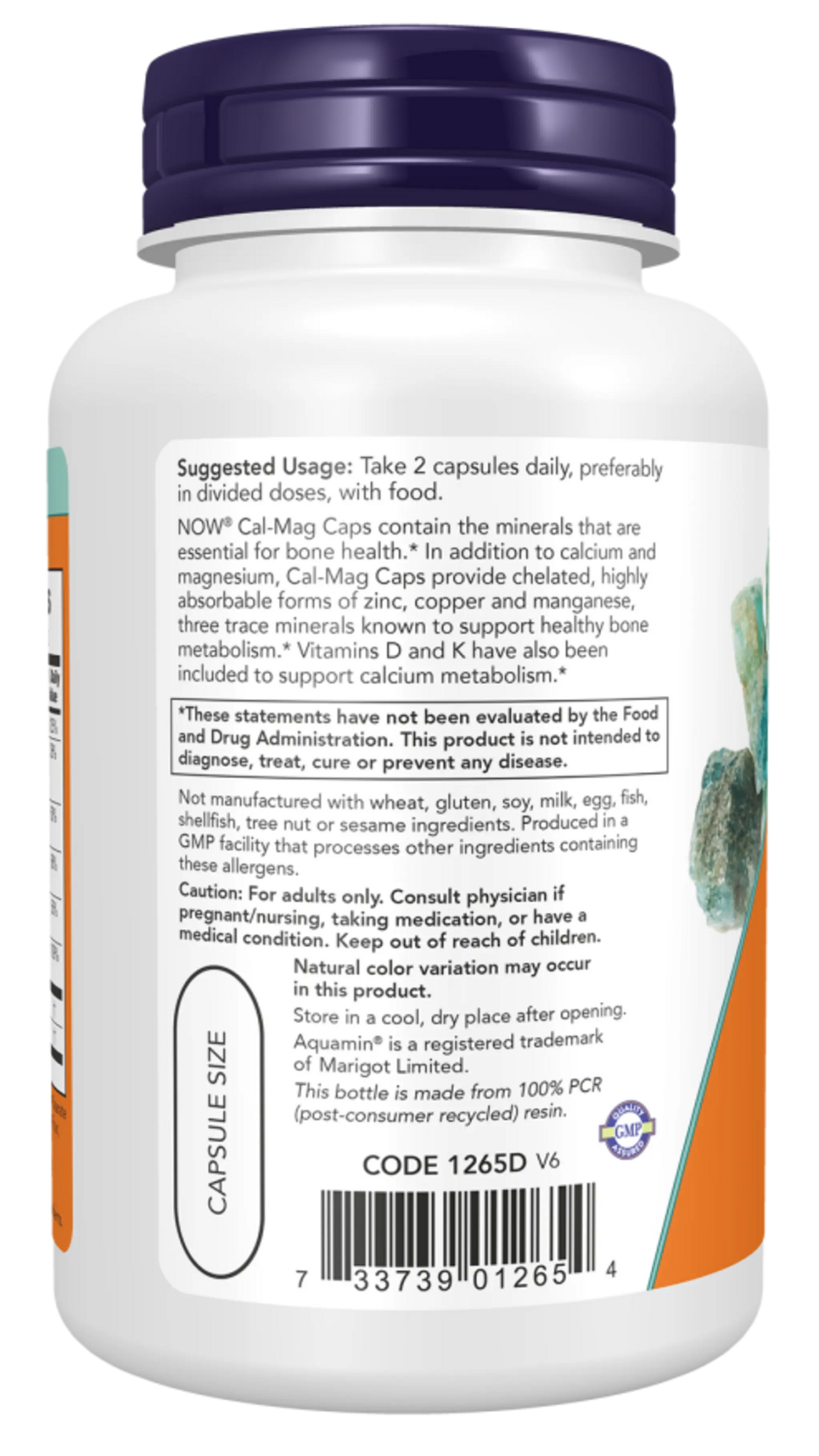 Cal-Mag + zinc| copper| Manganesse  – NOW Foods
