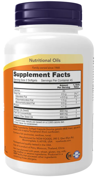 Super Omega 3-6-9 NOW Foods