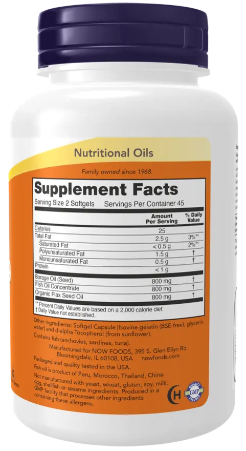 Super Omega 3-6-9 NOW Foods