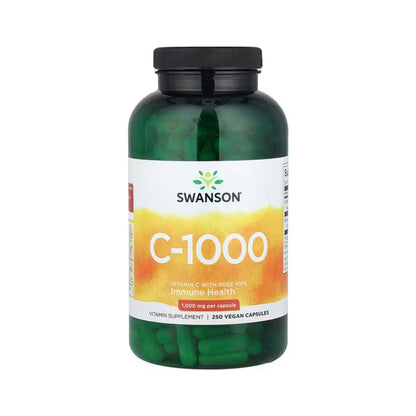 Swanson Witamina C z dziką różą 1000 mg