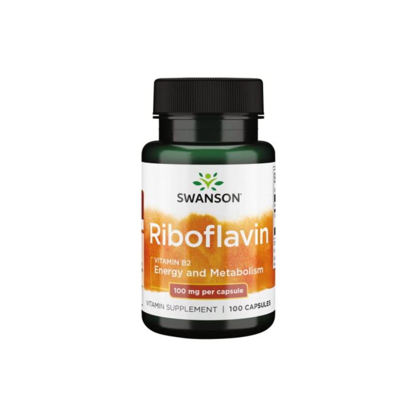 Swanson Ryboflawina Witamina B-2 100mg, 100 Kapsułek