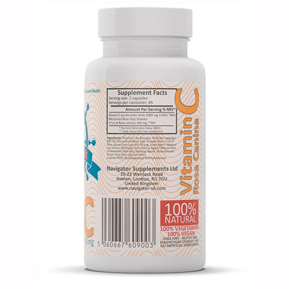Vitamin C Rosa Canina (Rosehips) 1000mg