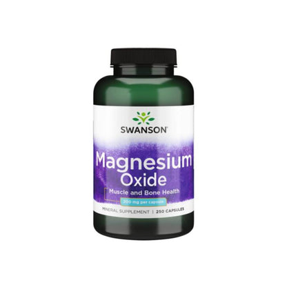 Magnesium Oxide 200mg Capsules 250 - SWANSON