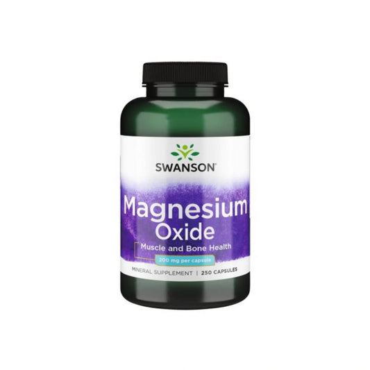 Magnesium Oxide 200mg Capsules 250 - SWANSON