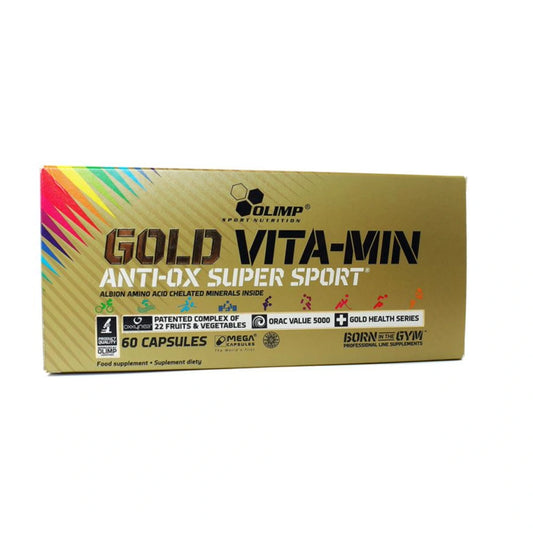 Gold VITA-MIN anti-OX Super Sport® Mega Caps® – 60 kapsułek