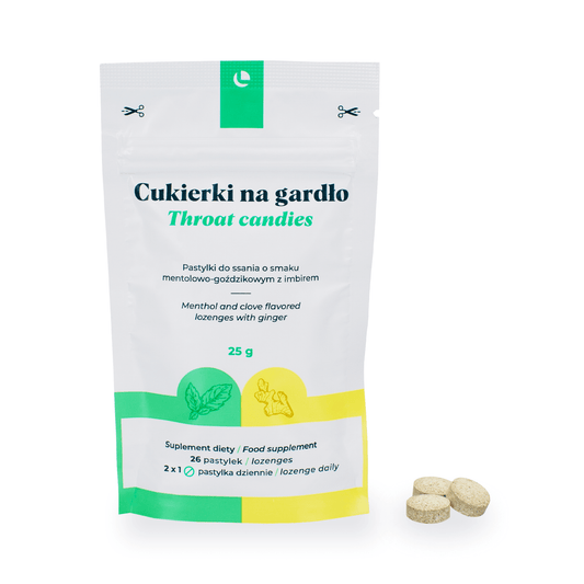 CUKIERKI NA GARDŁO