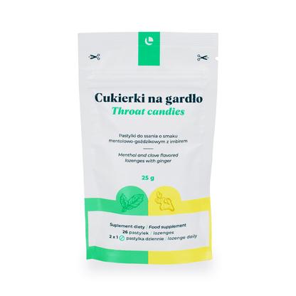 CUKIERKI NA GARDŁO