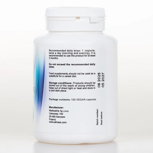 Aliness Sodium Butyrate – 100 wegańskich kapsułek 