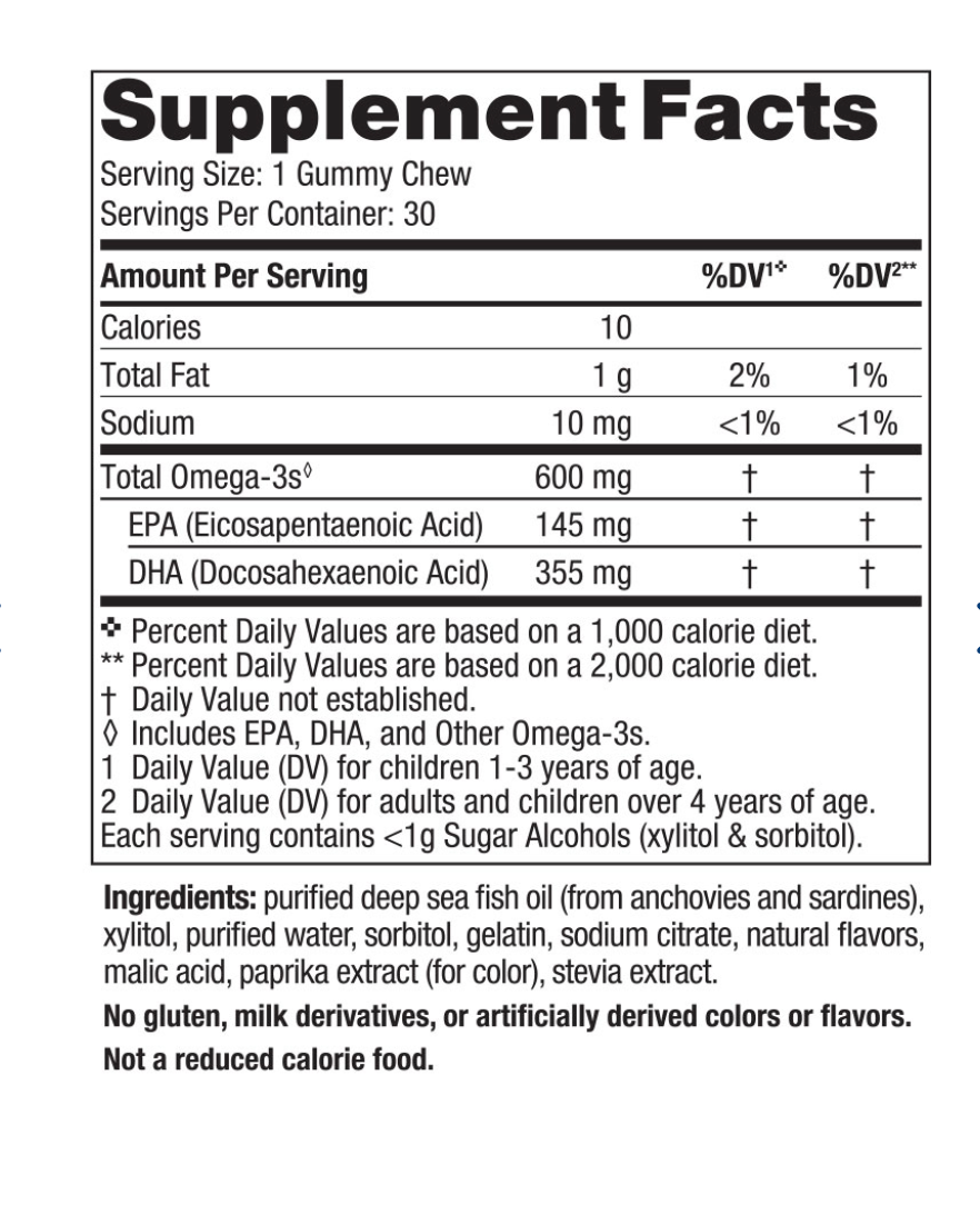 Nordic Naturals Children’s DHA Gummy Chews