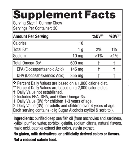 Nordic Naturals Children’s DHA Gummy Chews