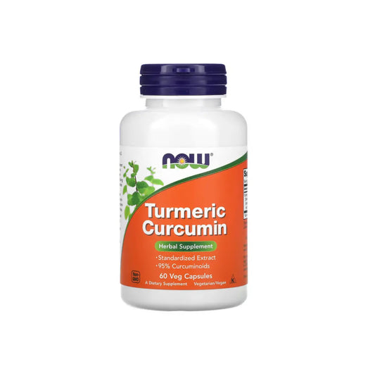 NOW Turmeric Curcumin 665 mg – 60 Veg Capsules