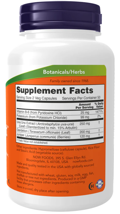 Water Out - NOW - 100 Veg Capsules