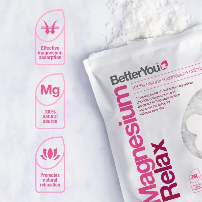 BetterYou Magnesium Relax Bath Flakes – 750 g