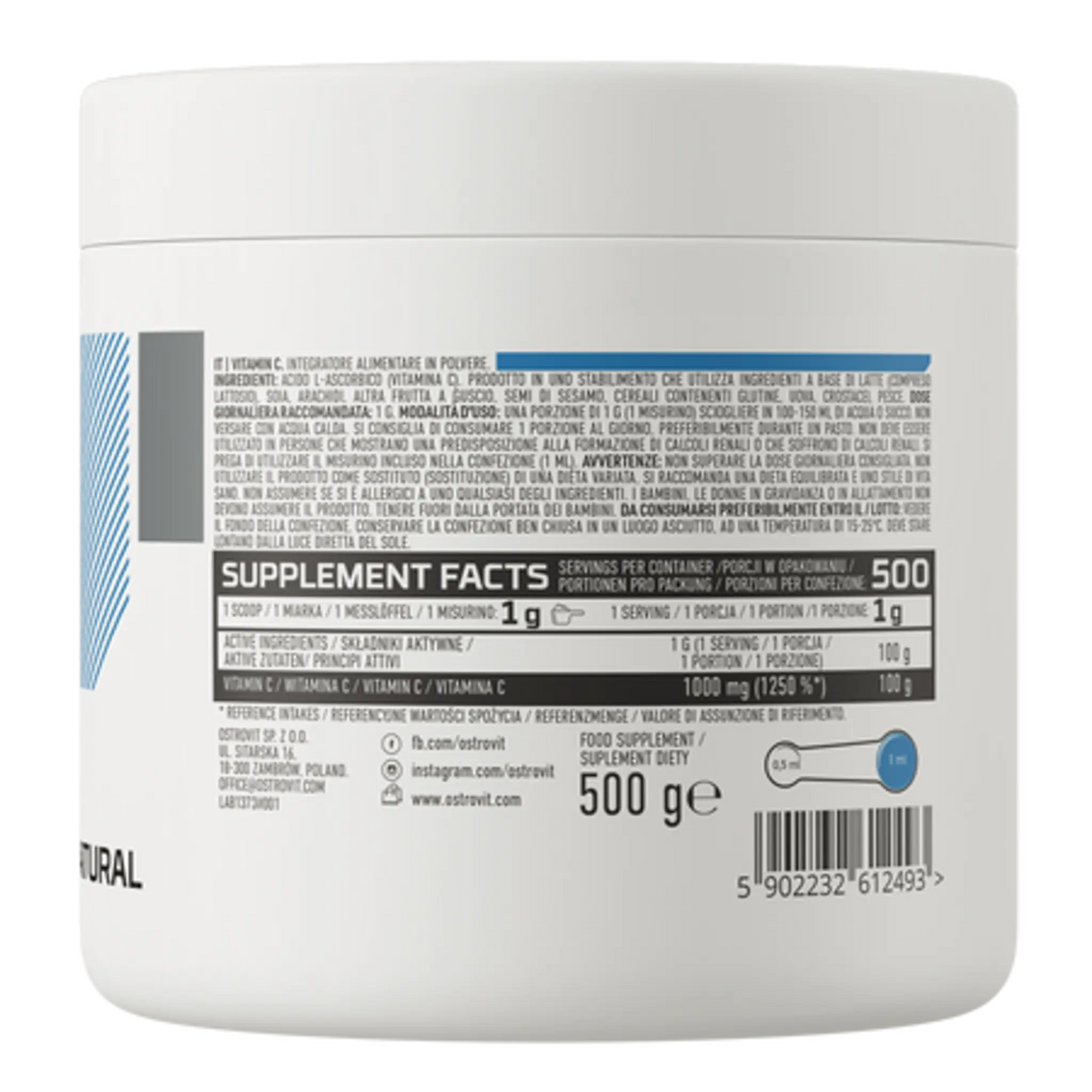 Vitamin C Powder – OstroVit