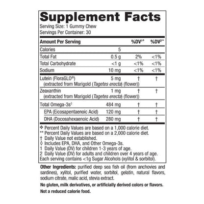 Nordic Naturals Children's Eye Health – Strawberry Lemonade Gummies
