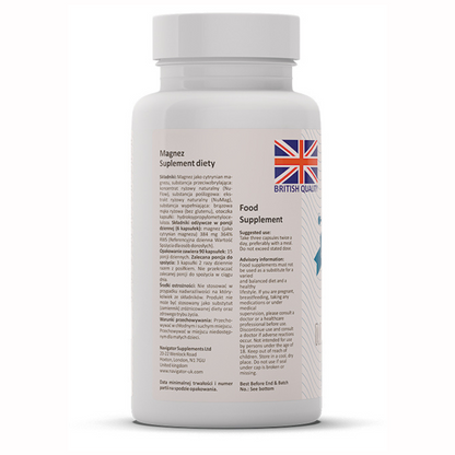Magnez - Cytrynian Magnezu 400mg 