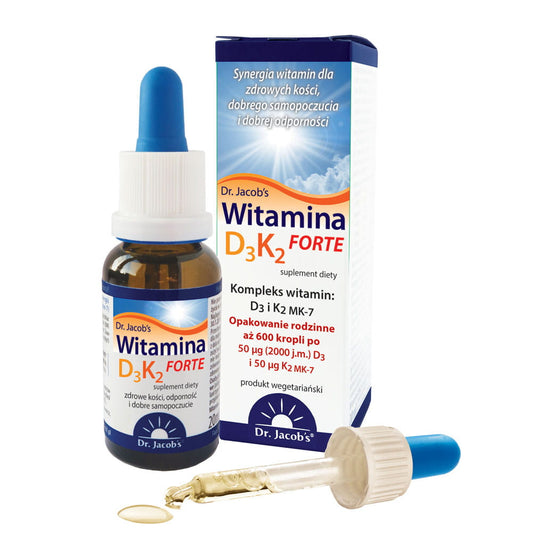 Witamina D3K2 Forte 20ml, 2000 j.m.