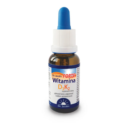 Witamina D3K2 Forte 20ml, 2000 j.m.