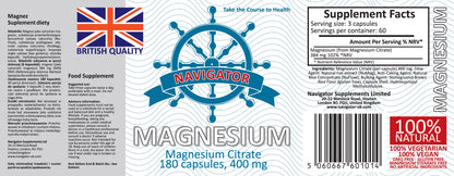 Magnez - Cytrynian Magnezu 400mg 