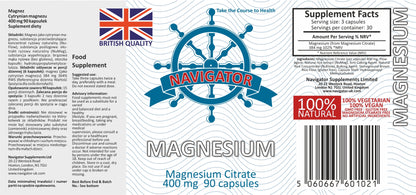 Magnez - Cytrynian Magnezu 400mg 