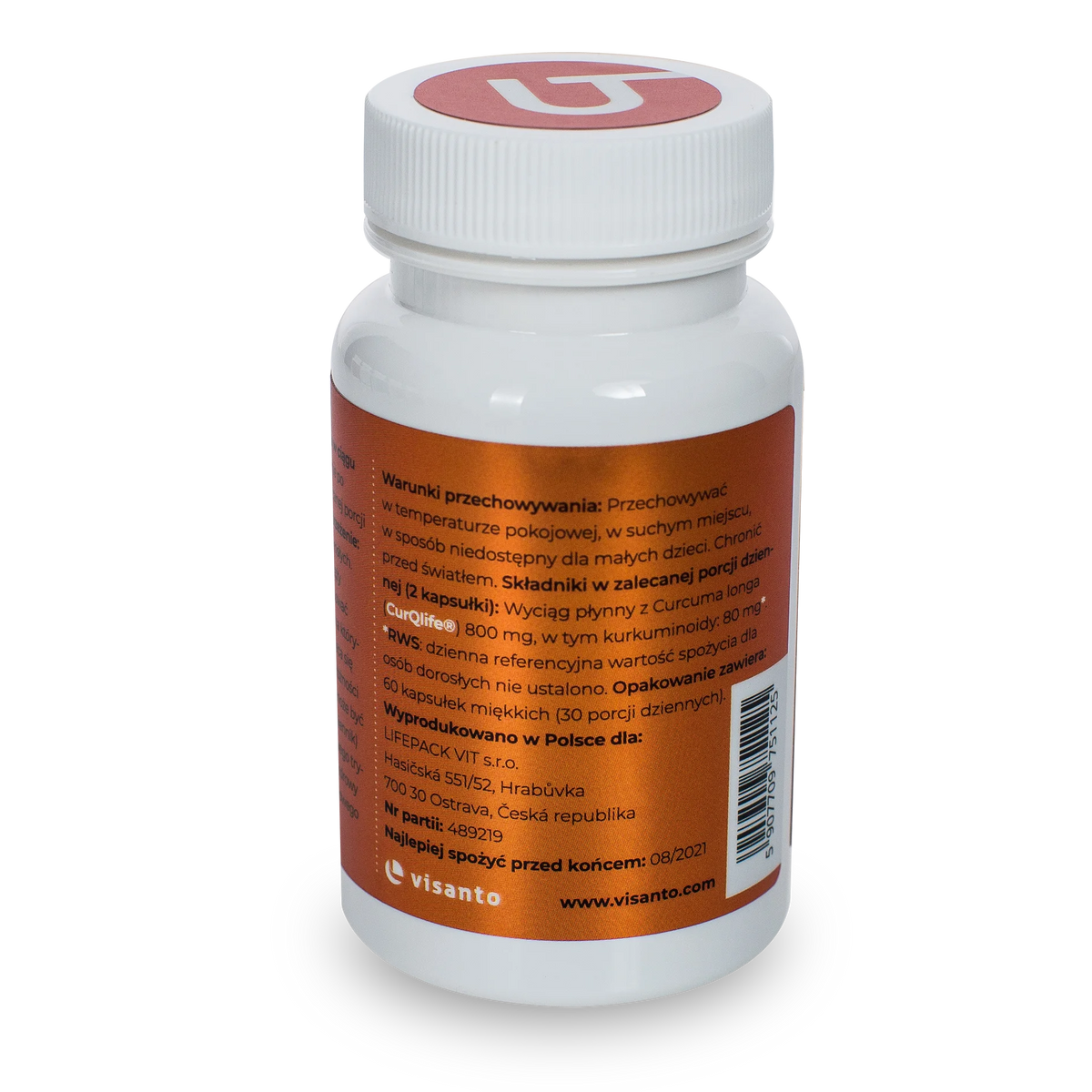 Natural Curcumin, 800 mg