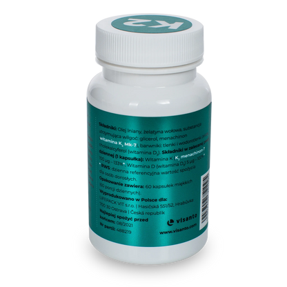 K2 MK-7, 100 mcg