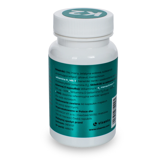 K2 MK-7, 100 mcg