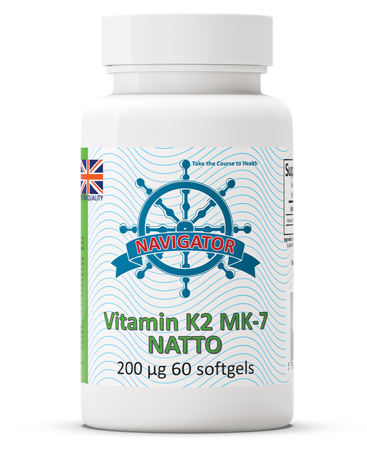 Witamina K2 MK-7 200 μg 60 kapsułek miękkich (softgels)