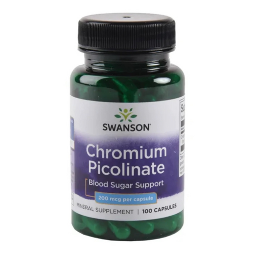 Pikolinian Chromu, 200mcg