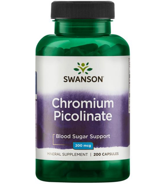 Pikolinian Chromu, 200mcg