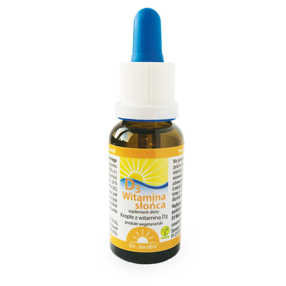 ✨20% OFF✨Witamina D3 Słońce 20ml, 800 j.m. [data ważności]