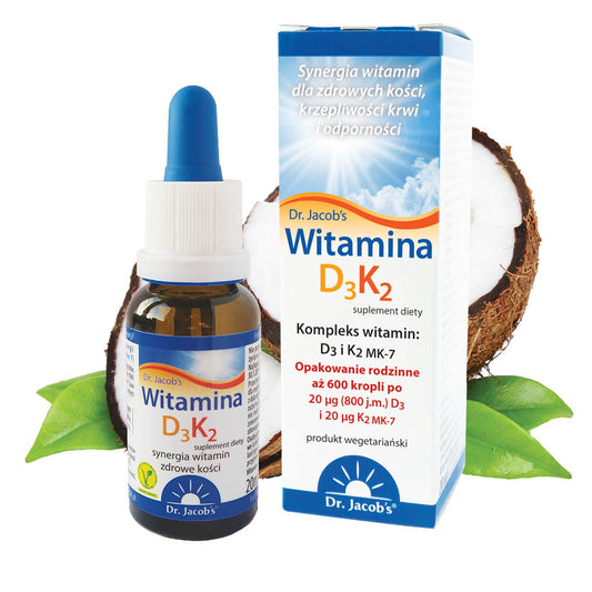 Witamina D3K2 20ml, 800 j.m.